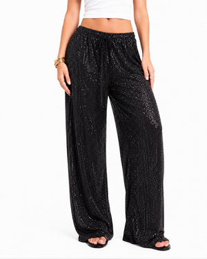 BLACK PARTY PANTS