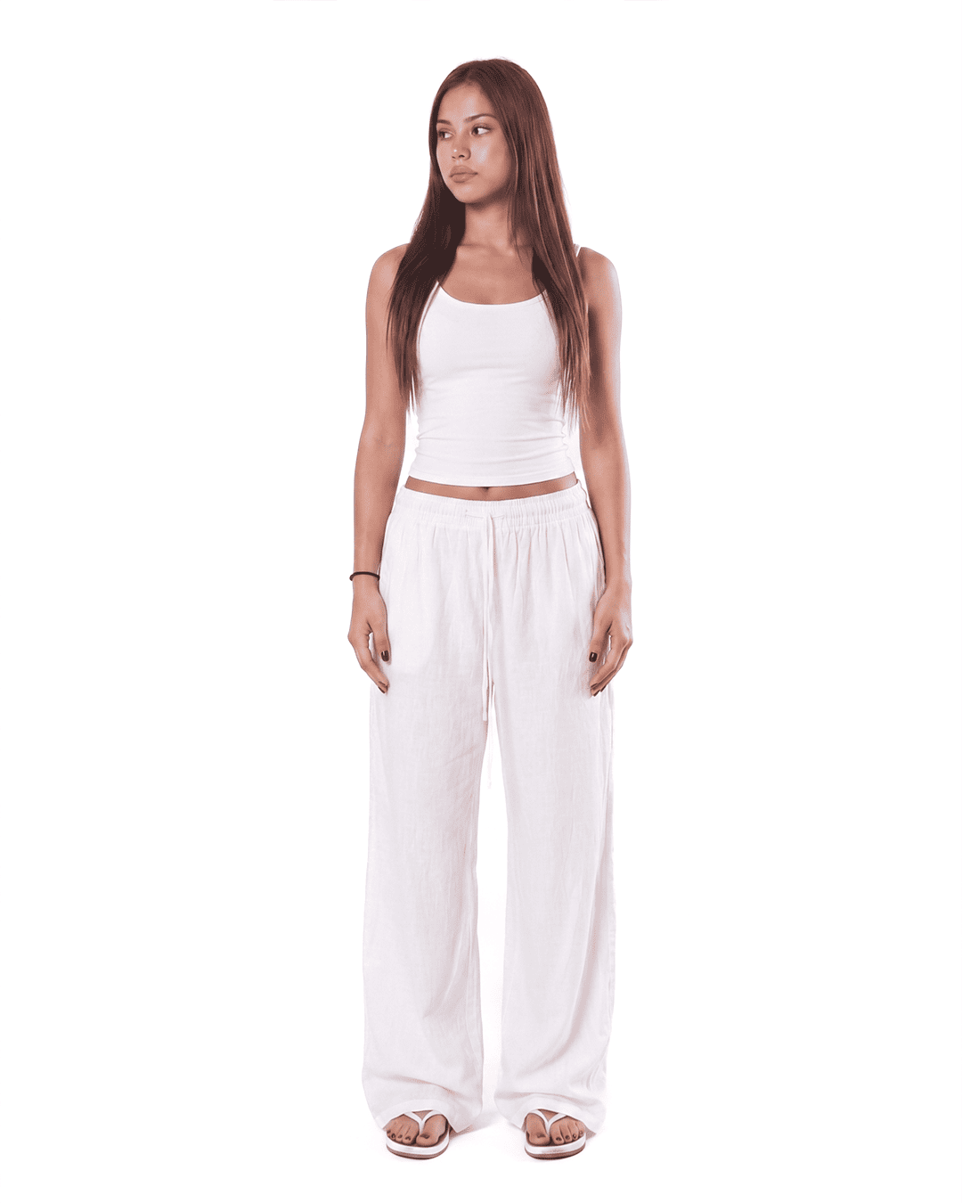 WHITE ARKAN LINEN