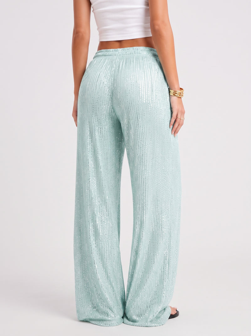MINT GREEN PARTY PANTS