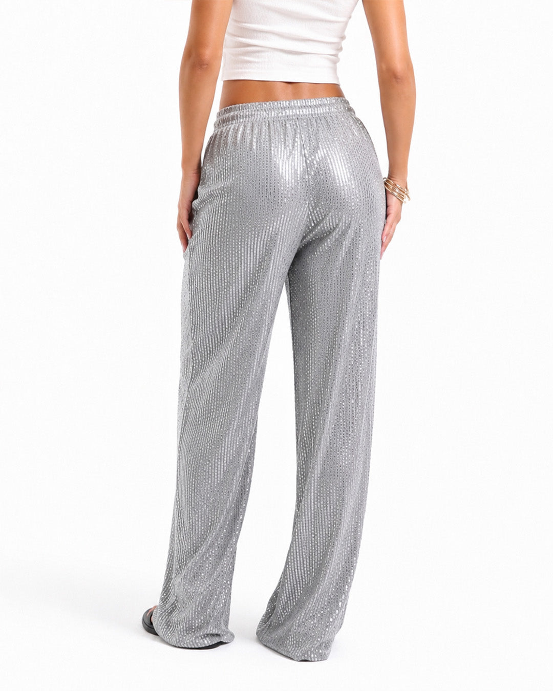 Crystal Silver PARTY PANTS