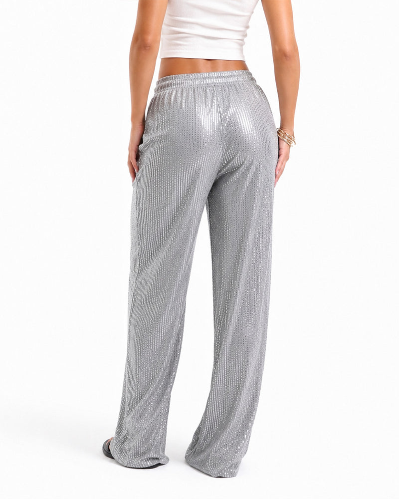 Crystal Silver PARTY PANTS