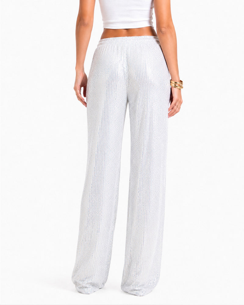 AURORA WHITE PARTY PANTS