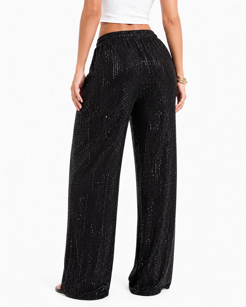 BLACK PARTY PANTS