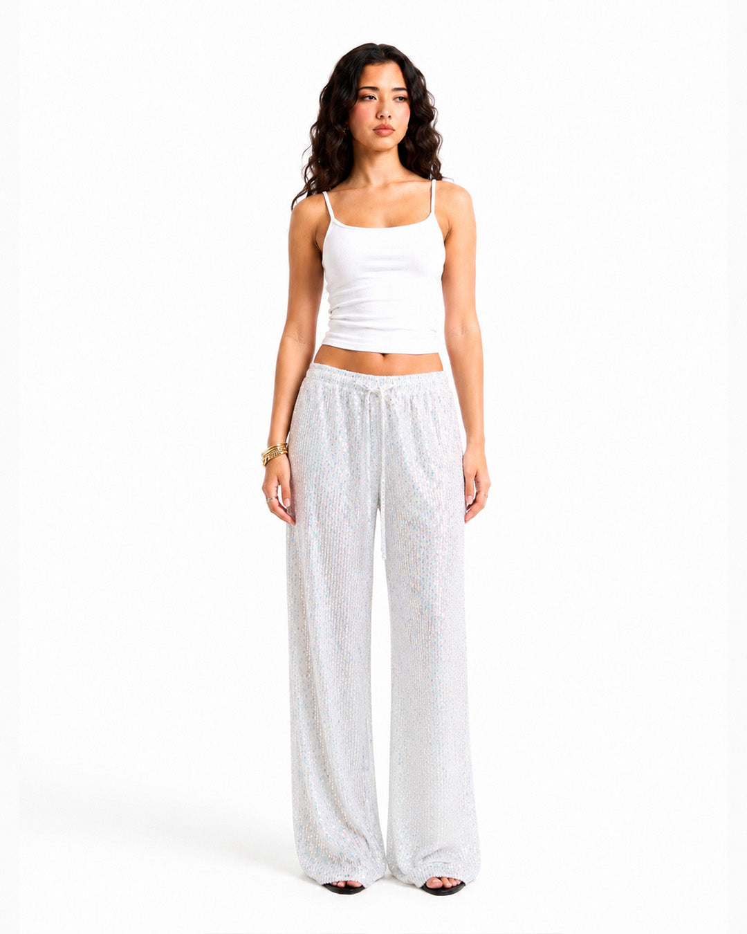 AURORA WHITE PARTY PANTS