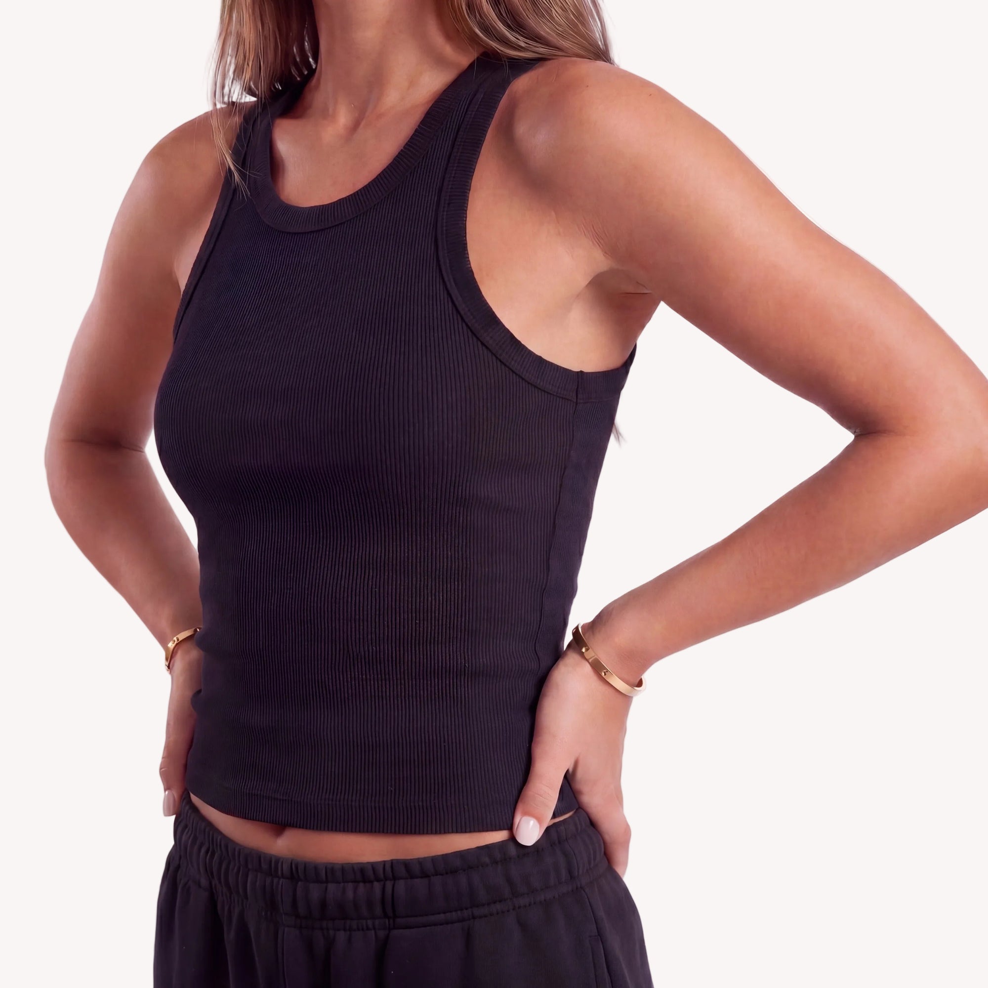 BLACK TANK TOP WOMEN