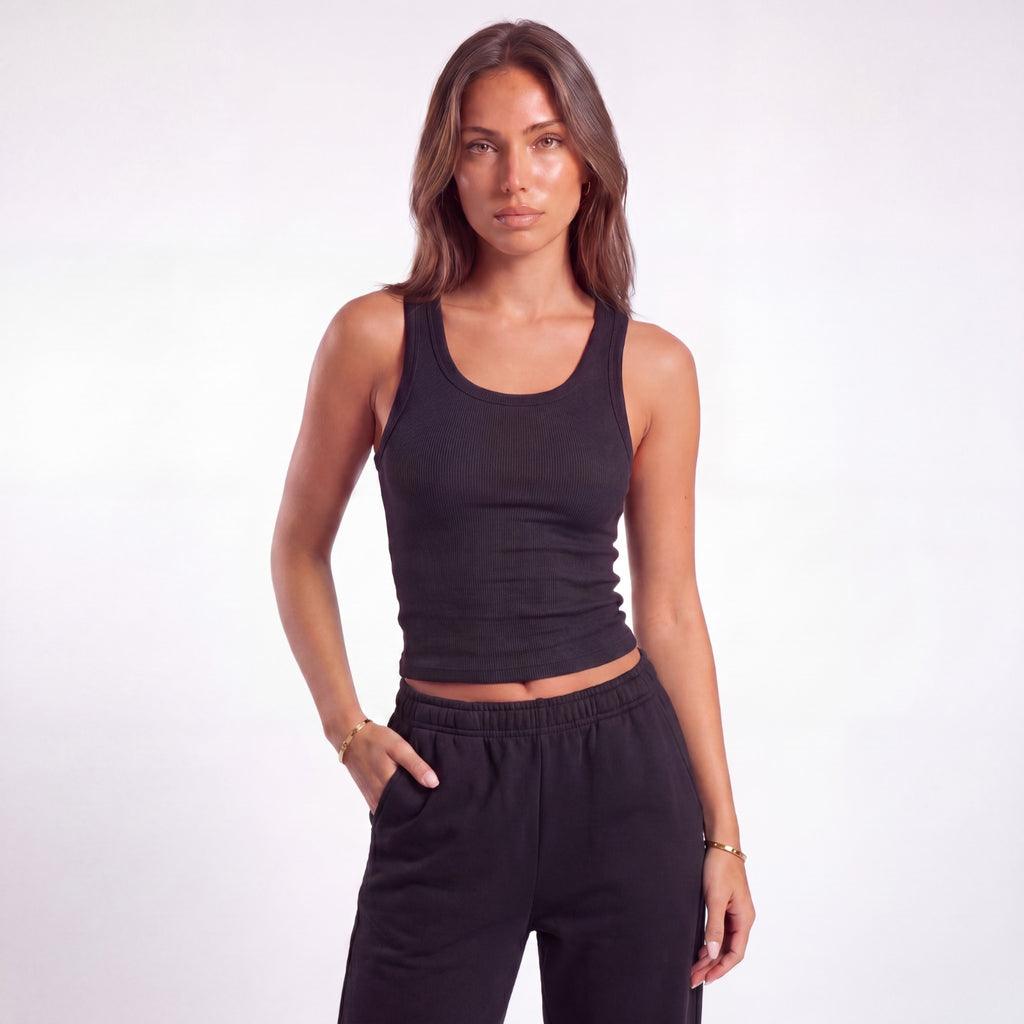 BLACK TANK TOP WOMEN
