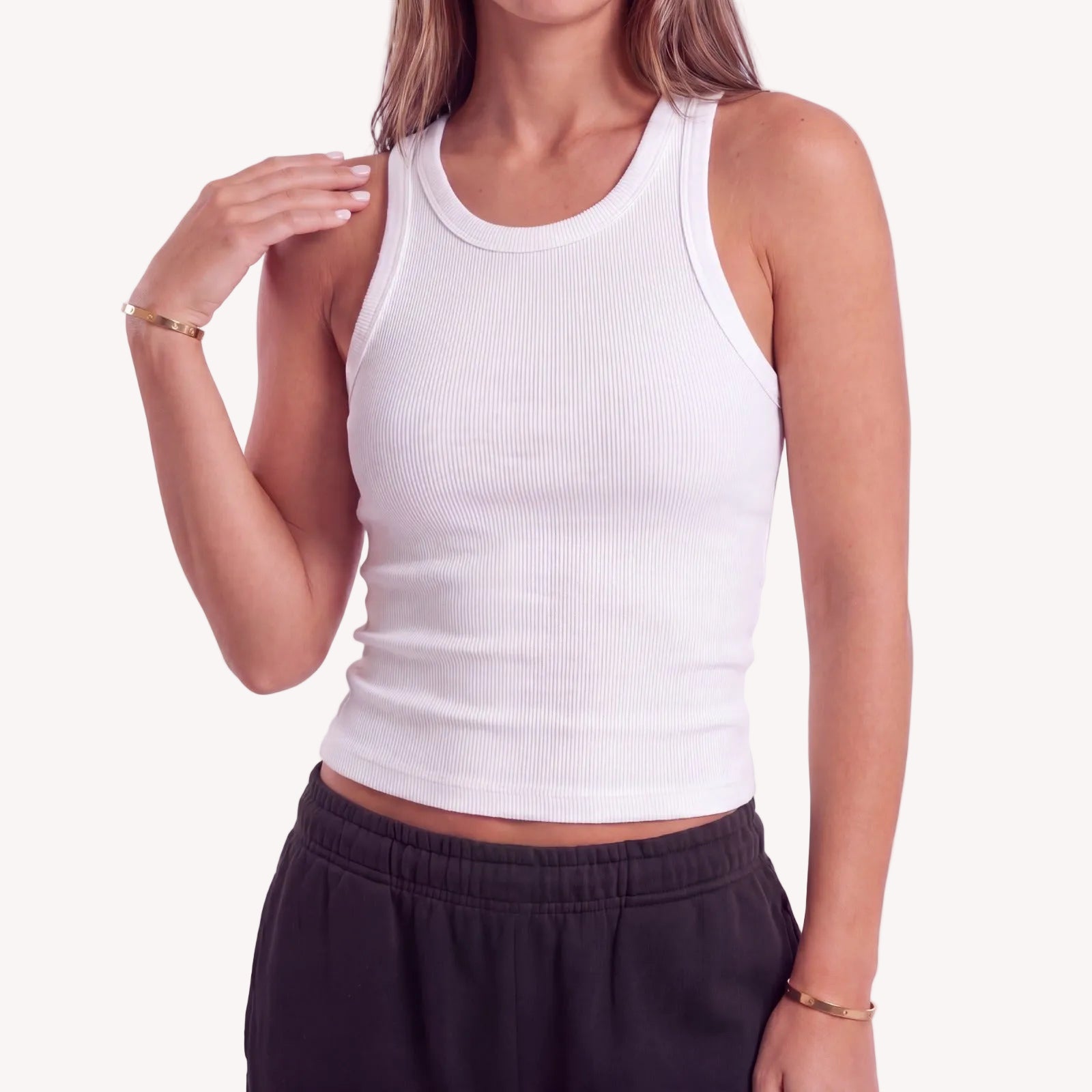 WHITE TANK TOP WOMEN