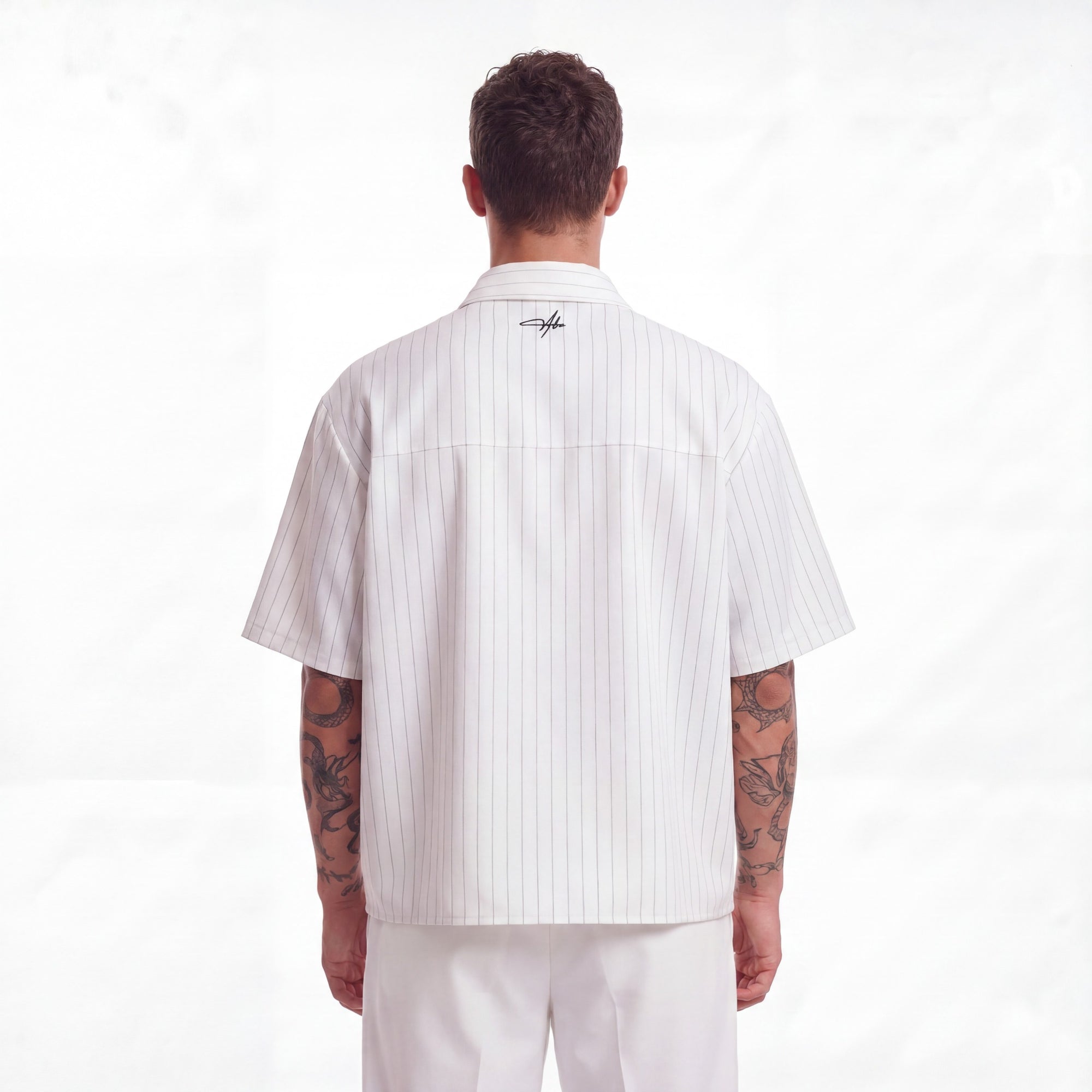 WHITE- SLEEVE SHIRT