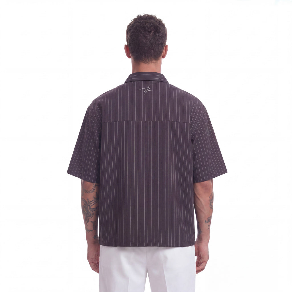 BROWN- SLEEVE SHIRT