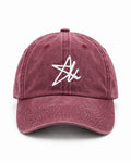 ARKCAP WASHED BURGUNDY