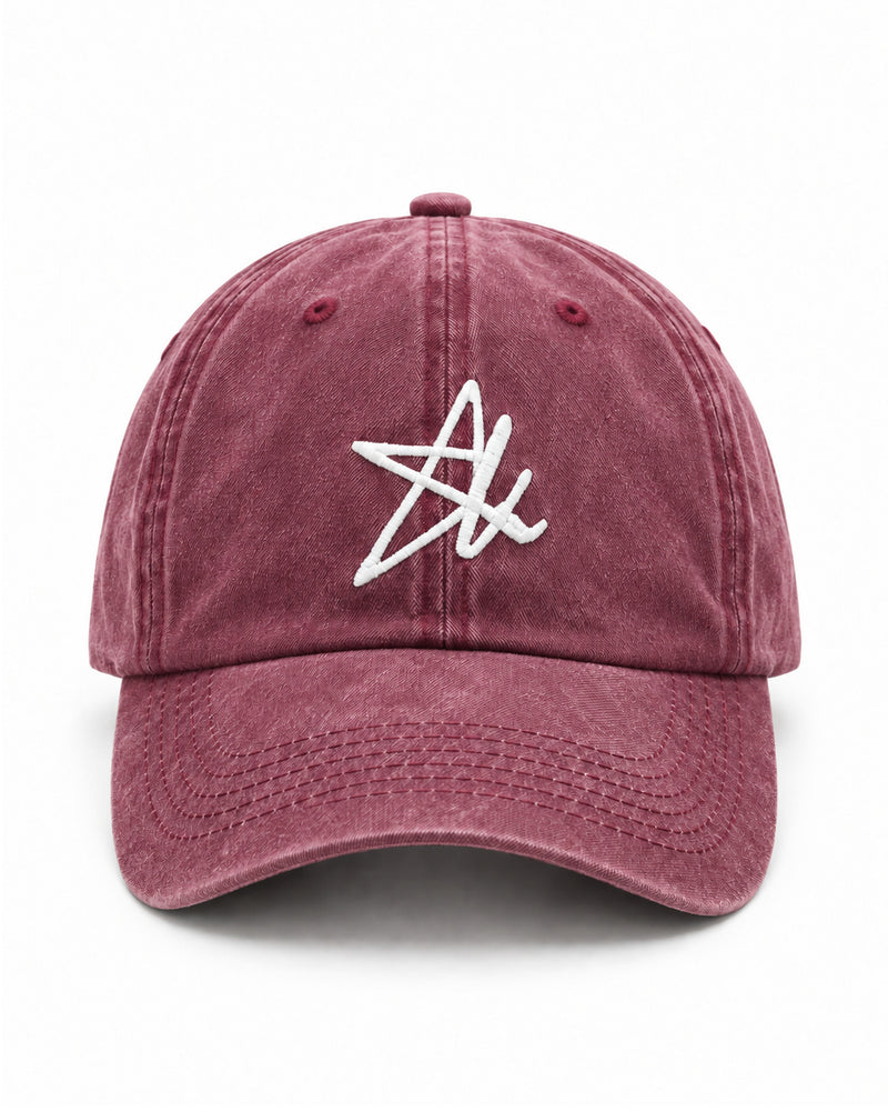 ARKCAP WASHED BURGUNDY