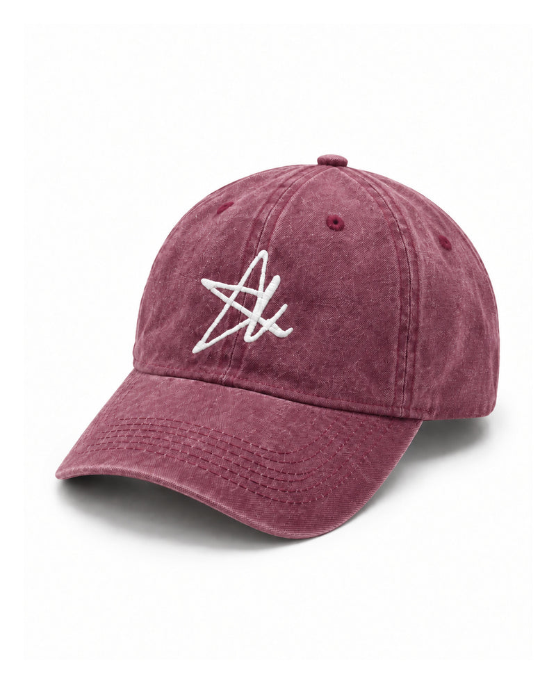 ARKCAP WASHED BURGUNDY