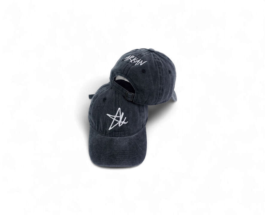 ARKCAP WASHED BLACK