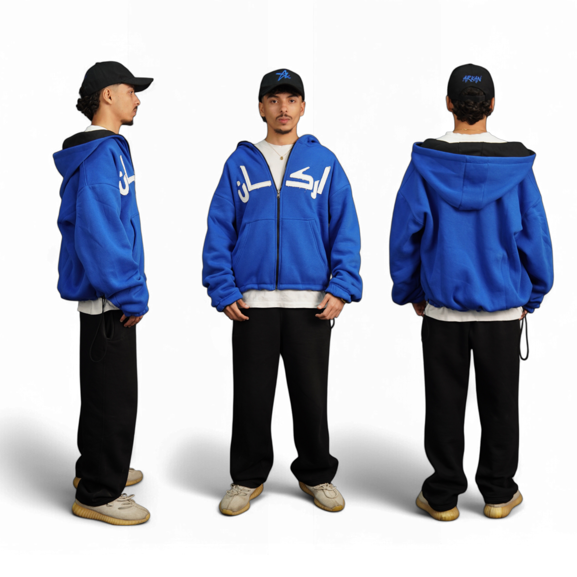 Double-Face Zipper Hoodie